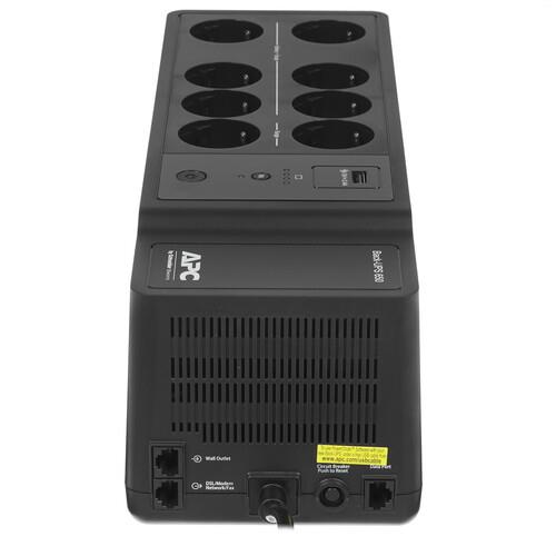 ИБП APC Back-UPS 650VA ИБП APC Back-UPS 650VA — Выходные разъёмы и интерфейсы