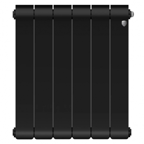 Биметаллический радиатор отопления  Royal Thermo Infinity 500 6 Секций Noir Sable