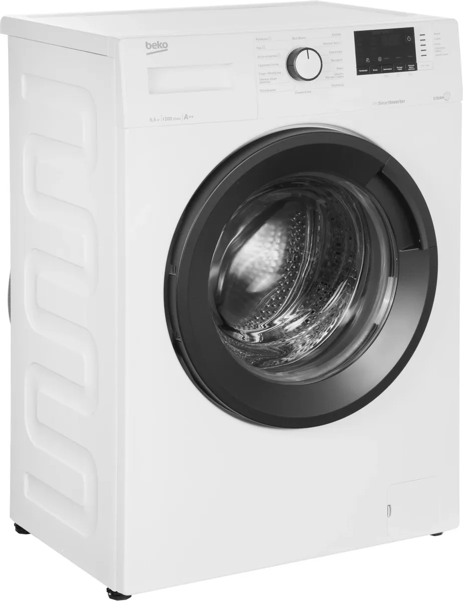 Стиральная машина Beko WSRE6H612ZAWI Стиральная машина Beko WSRE6H612ZAWI — Корпус и элементы управления