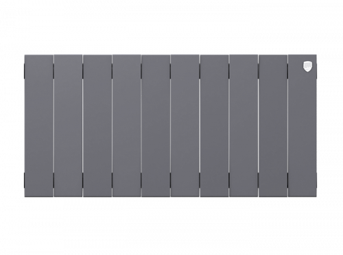 Биметаллический радиатор отопления  Royal Thermo Pianoforte 300 10 Секций Silver Satin