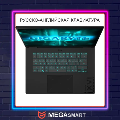 Ноутбук Gigabyte Gaming A16 GA63H (3WHK3KZ894SD) AMD Ryzen 7 260/16Gb/SSD1Tb/RTX5070 8Gb/16"/IPS/WUXGA/1920x1200/165Hz/NoOS/Black