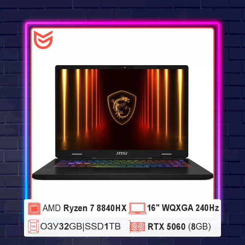 16" MSI Crosshair A16 HX D8WGKG-078XRU