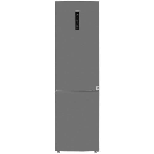 Холодильник с морозильником Haier C4F640CXU1 серебристый Холодильник с морозильником Haier C4F640CXU1 серебристый — Корпус и элементы управления