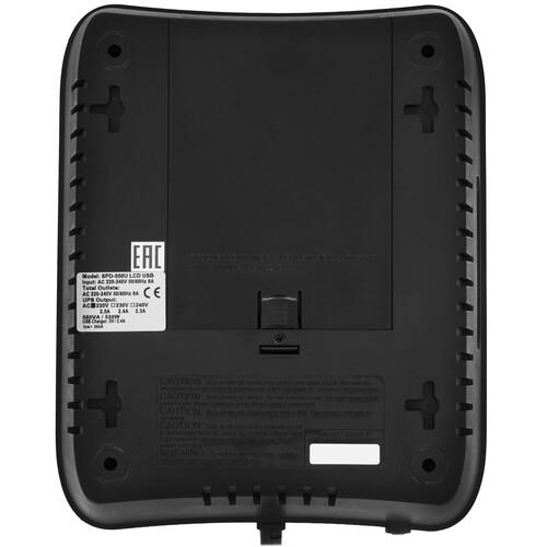 ИБП Powercom Spider SPD-550U LCD ИБП Powercom Spider SPD-550U LCD — Аккумуляторный отсек и вентиляция