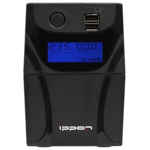 ИБП Ippon Back Power PRO ll 650 Euro ИБП Ippon Back Power PRO ll 650 Euro — Корпус, дисплей и индикация