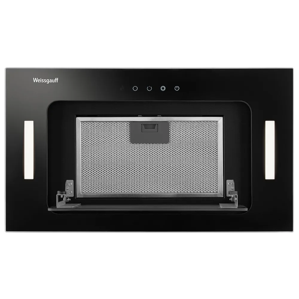 Вытяжка Weissgauff Intense 600 Touch Black Glass Вытяжка Weissgauff Intense 600 Touch Black Glass — Внешний вид с другого ракурса