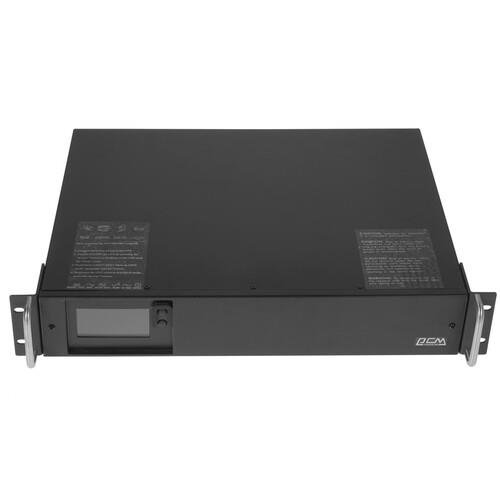 ИБП Powercom King Pro RM KIN-1500AP LCD ИБП Powercom King Pro RM KIN-1500AP LCD — Корпус, дисплей и индикация