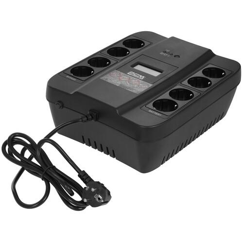 ИБП Powercom Spider SPD-550U LCD ИБП Powercom Spider SPD-550U LCD — Комплект и дополнительный ракурс