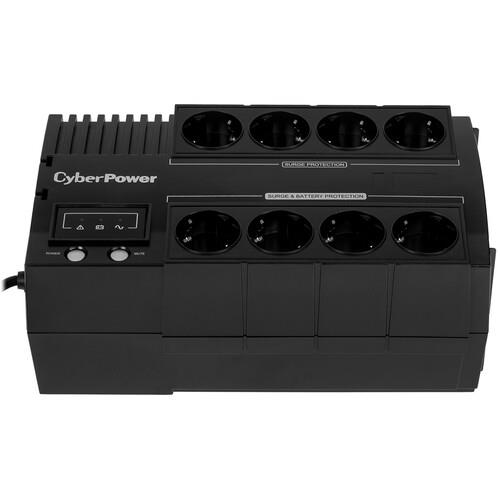ИБП CyberPower BS650Е NEW ИБП CyberPower BS650Е NEW — Выходные разъёмы и интерфейсы