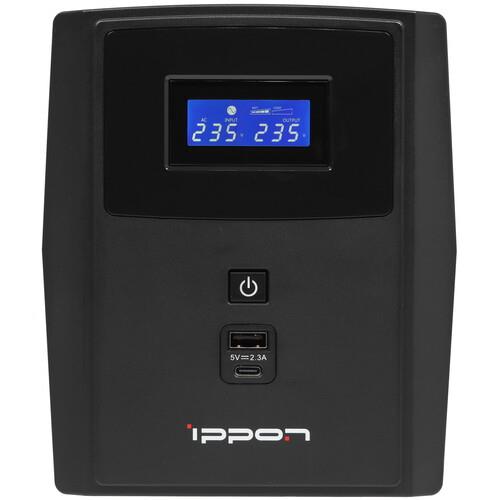 ИБП Ippon Smart Power PRO ll Euro 2200 ИБП Ippon Smart Power PRO ll Euro 2200 — Корпус, дисплей и индикация