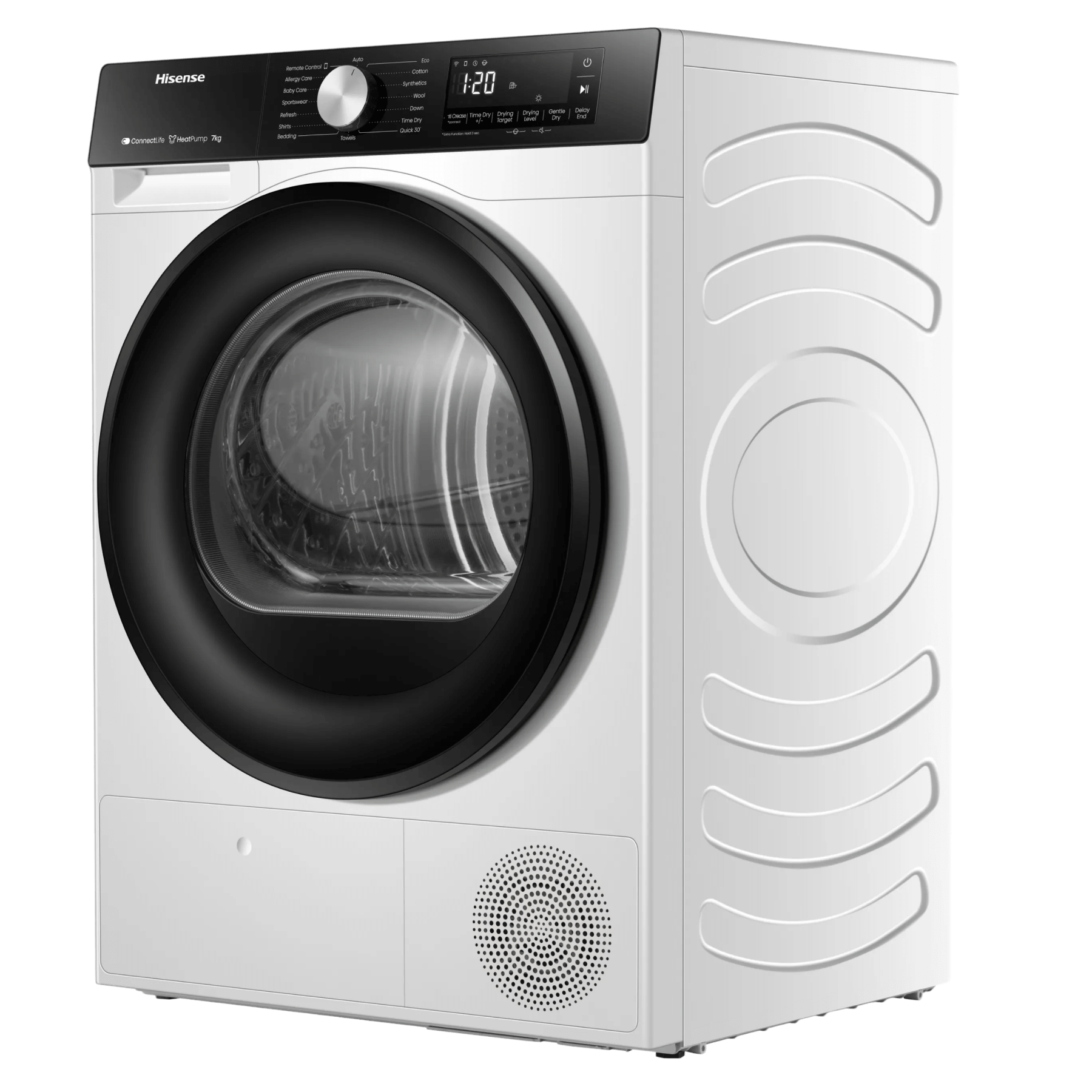 Сушильная машина HISENSE DH3S702UWDE белый Сушильная машина HISENSE DH3S702UWDE белый — Дополнительный ракурс