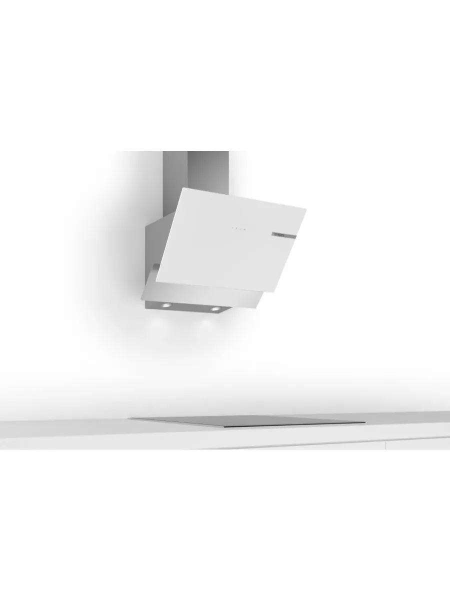 Вытяжка BOSCH DWK66PJ20T белый Вытяжка BOSCH DWK66PJ20T белый — Внешний вид с другого ракурса