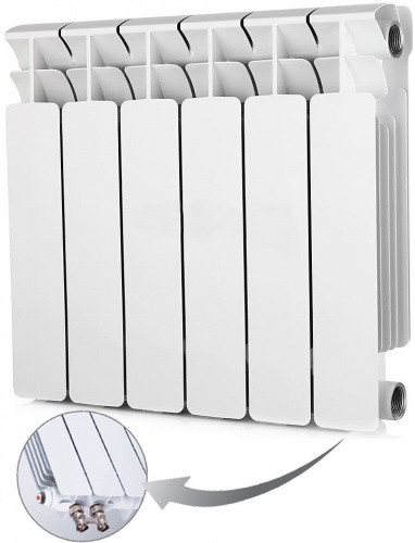 Биметаллический радиатор отопления  Rifar Base Ventil R 350 X6
