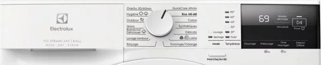 Стиральная машина Electrolux EW7W2481E Стиральная машина Electrolux EW7W2481E — Корпус и элементы управления