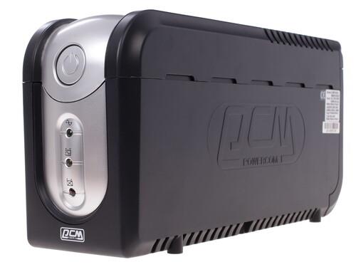 ИБП Powercom IMPERIAL IMP-825AP ИБП Powercom IMPERIAL IMP-825AP — Выходные разъёмы и интерфейсы