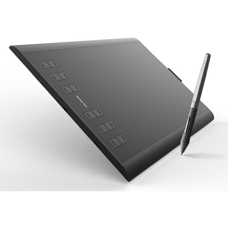 Графический планшет Huion H1060P Графический планшет Huion H1060P — Кнопки, порты и элементы управления