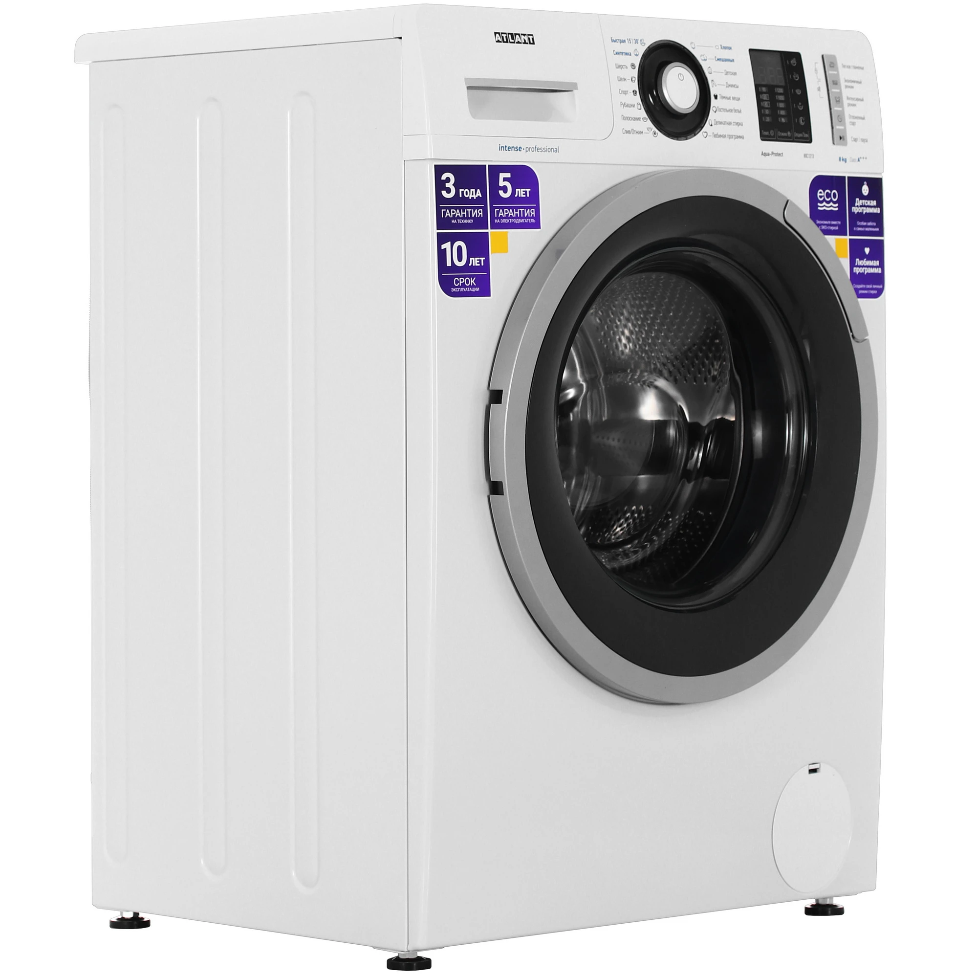 Стиральная машина ATLANT 80C1213-01 Стиральная машина ATLANT 80C1213-01 — Корпус и элементы управления