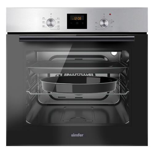 Электрический духовой шкаф Simfer B6EM56070 серебристый