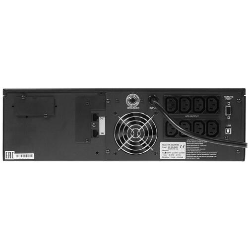 ИБП Powercom King Pro RM KIN-2200AP LCD ИБП Powercom King Pro RM KIN-2200AP LCD — Аккумуляторный отсек и вентиляция