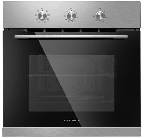 Электрический духовой шкаф MAUNFELD MEOC708PS серебристый