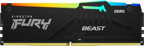 Оперативная память Kingston FURY Beast Black RGB [KF560C30BBA-16] 16 ГБ