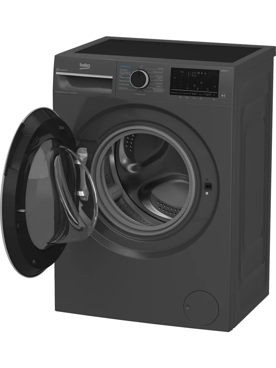 Стирально-сушильная машина Beko B3DFR57H22A Стирально-сушильная машина Beko B3DFR57H22A — Корпус и элементы управления