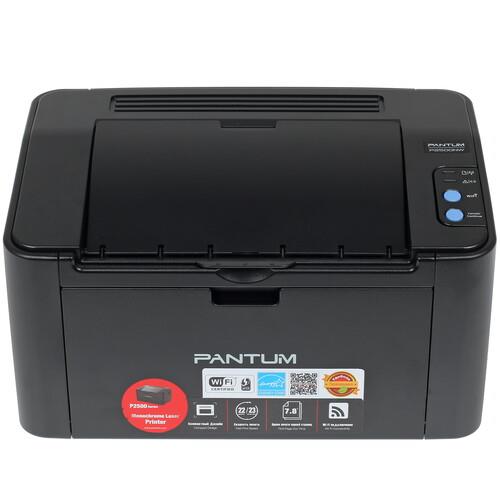 Pantum P2500NW Принтер лазерный (черно-белая печать, A4, 22 стр., 1200x1200 dpi, 128Mb, USB2.0, сетевой, WiFi) Pantum P2500NW Принтер лазерный (черно-белая печать, A4, 22 стр., 1200x1200 dpi, 128Mb, USB2.0, сетевой, WiFi) — Панель управления и лотки