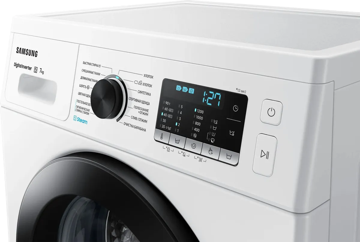Стиральная машина Samsung WW70AG5S20CELP Стиральная машина Samsung WW70AG5S20CELP — Детали конструкции