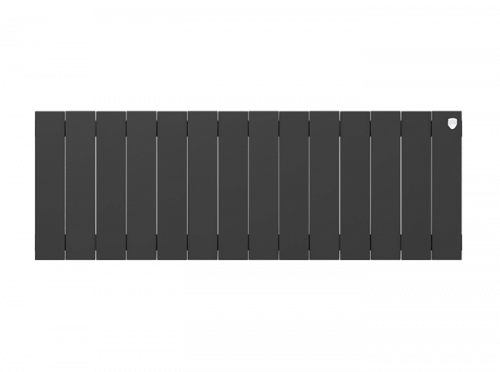 Биметаллический радиатор отопления  Royal Thermo Pianoforte 300 14 Секций Noir Sable