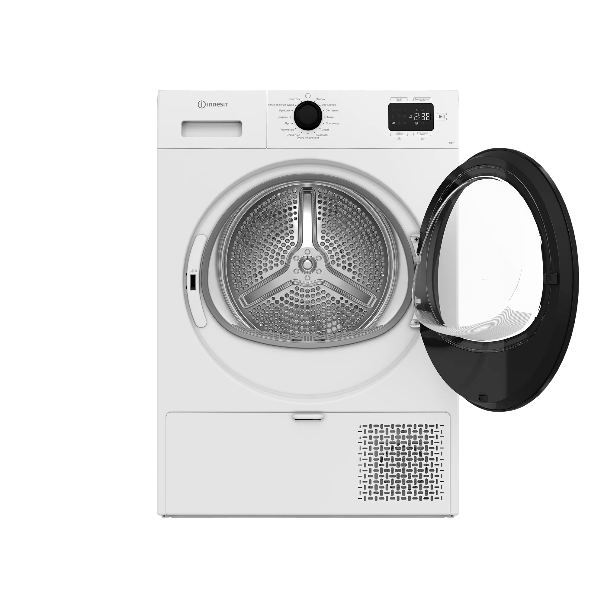 Сушильная машина Indesit IAS3825 B белый Сушильная машина Indesit IAS3825 B белый — Внешний вид с другого ракурса