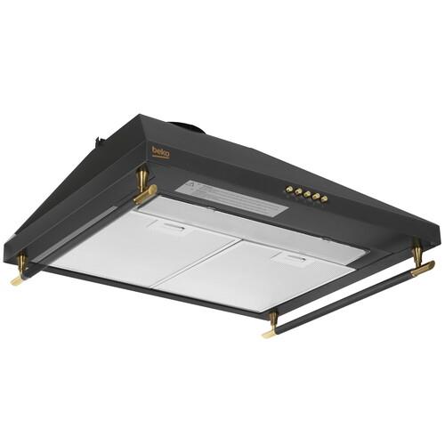 Вытяжка каминная Beko CWB6410AR черный/золотистый