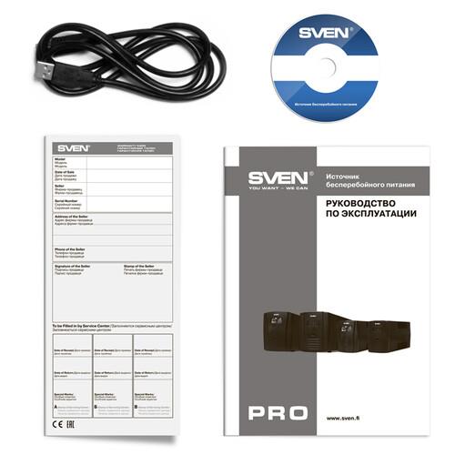 ИБП SVEN Pro 1000 ИБП SVEN Pro 1000 — Аккумуляторный отсек и вентиляция