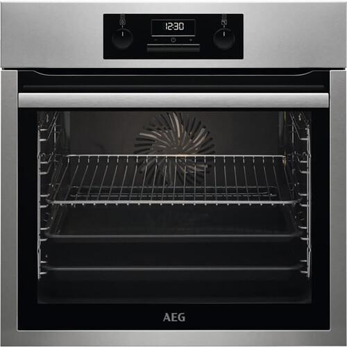 Электрический духовой шкаф AEG BCS331150M серебристый