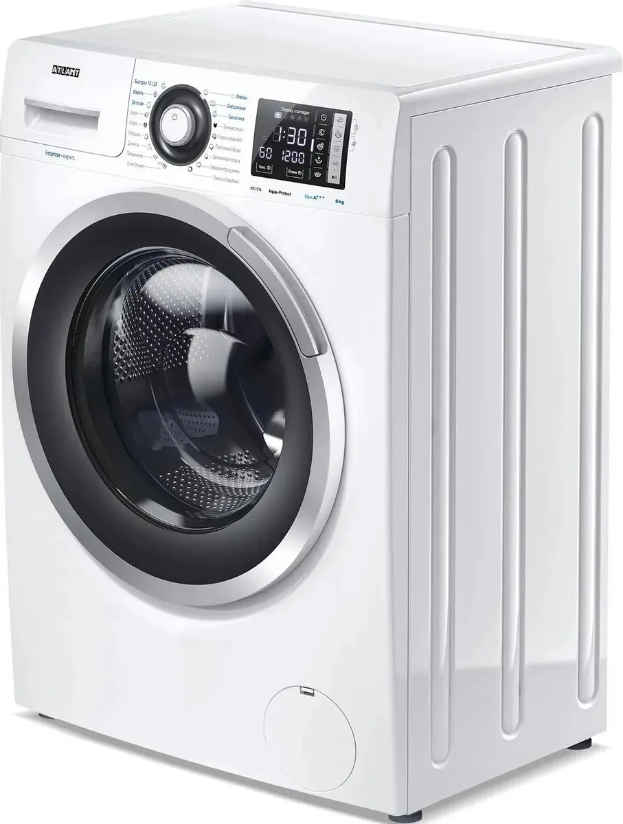 Стиральная машина ATLANT 80C1214-01 Стиральная машина ATLANT 80C1214-01 — Корпус и элементы управления