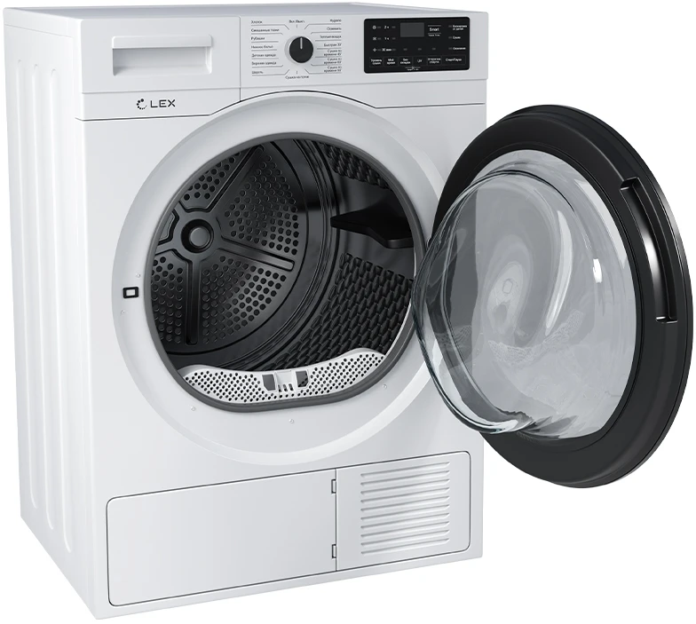 Сушильная машина LEX LDM10WD (CHKO100017) белый Сушильная машина LEX LDM10WD (CHKO100017) белый — Корпус и элементы управления