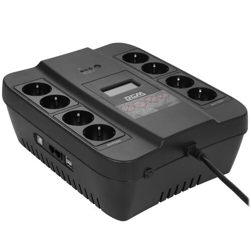 ИБП Powercom Spider SPD-550U LCD ИБП Powercom Spider SPD-550U LCD — Корпус, дисплей и индикация