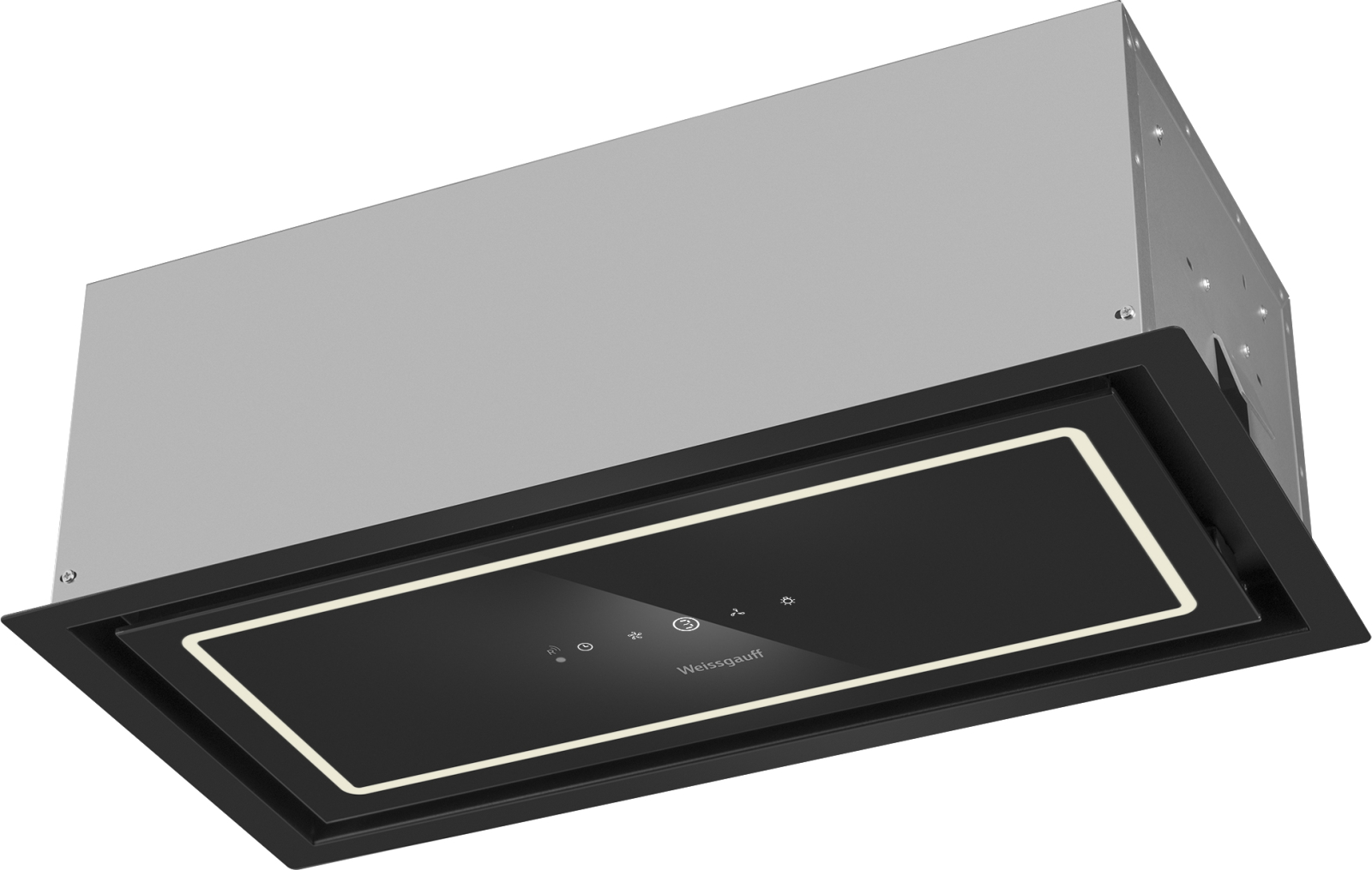 Вытяжка Weissgauff Quadra 600 Touch Black Glass Вытяжка Weissgauff Quadra 600 Touch Black Glass — Дополнительный ракурс