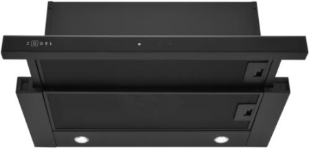 Вытяжка телескопическая ZUGEL ZHT652GB черный/черный