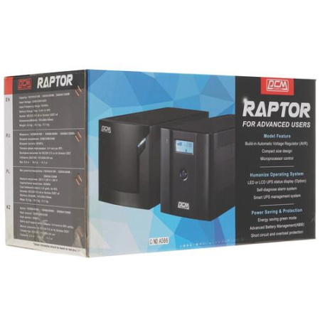 ИБП Powercom Raptor RPT-1025AP LCD
