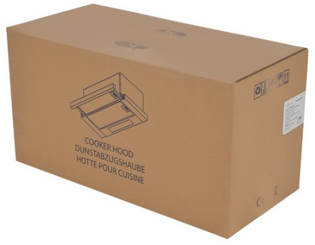 Вытяжка телескопическая ZUGEL ZHT652GX серебристый/черный