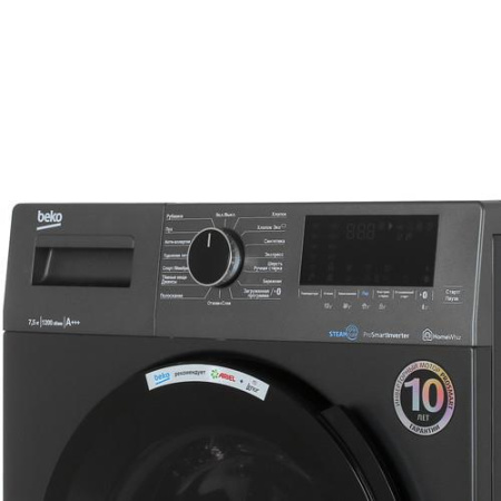 Стиральная машина Beko WSPE7H616A черный