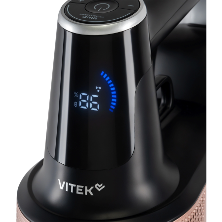 Пылесос Vitek VT-CLS01AQUA черный/медный