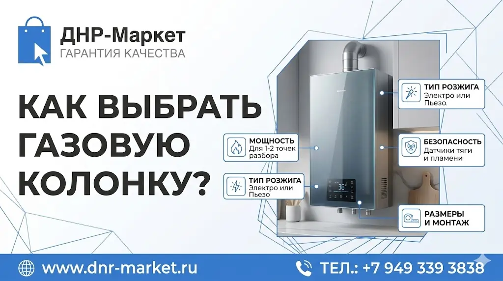 Газовые колонки в ДНР и Донецке