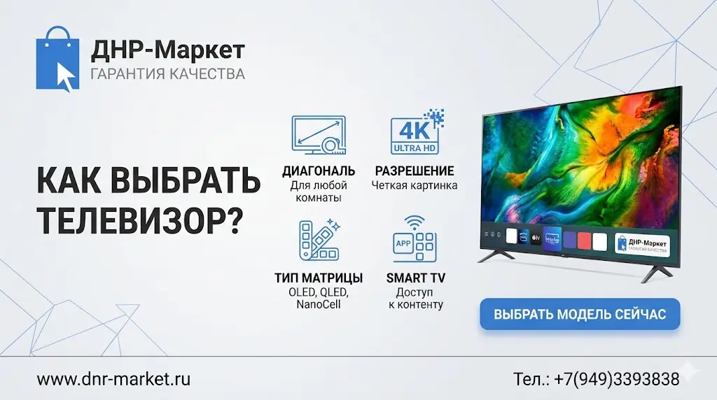 Телевизоры в ДНР (Донецке, Макеевке)